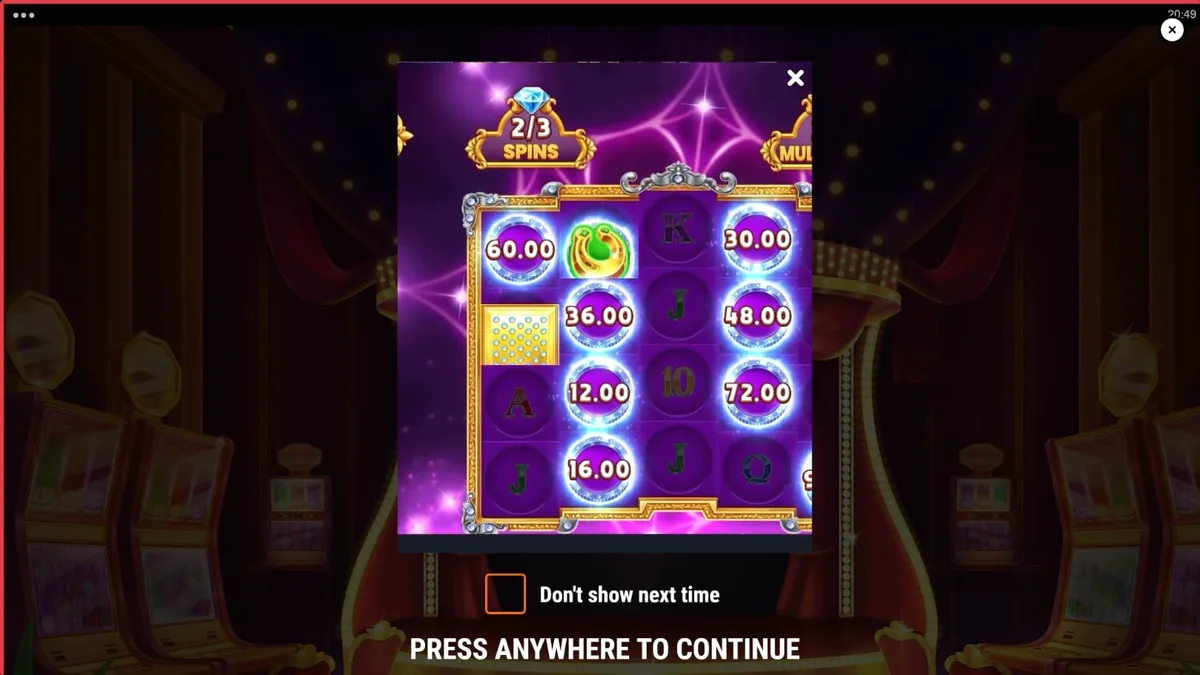 Interface brilhante e luxuosa do slot Bet It on the Glitz Re-Flash com luzes neon e pedras preciosas.